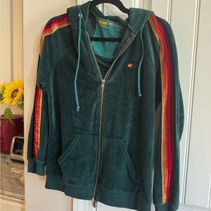 Aviator nation zip up hoodie